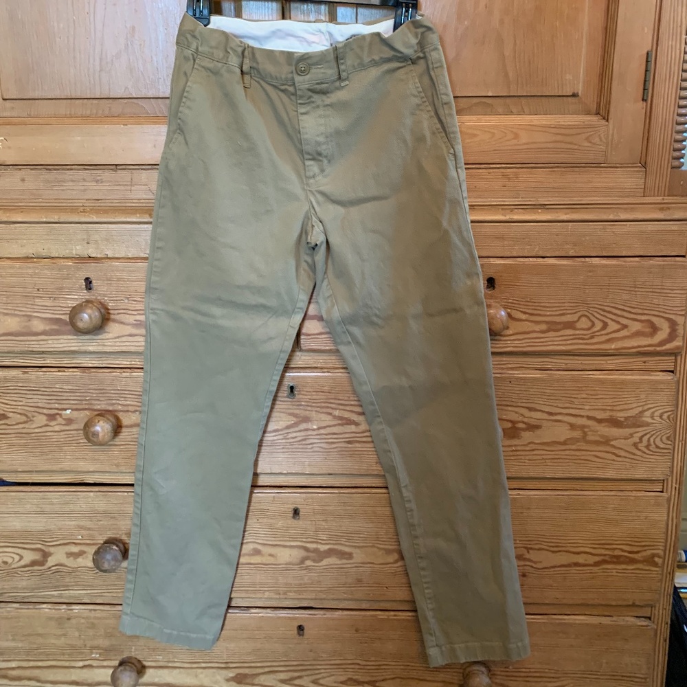 CREWCUTS BOYS' STRETCH CHINO PANT IN CARAMEL